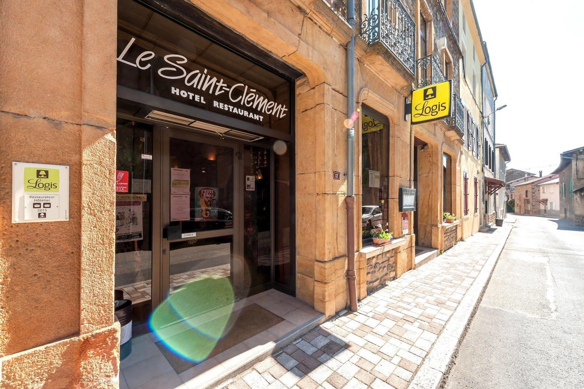 Hôtel Restaurant Le Saint Clément Exterior foto